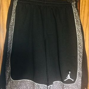 Youth Jordan basketball shorts.